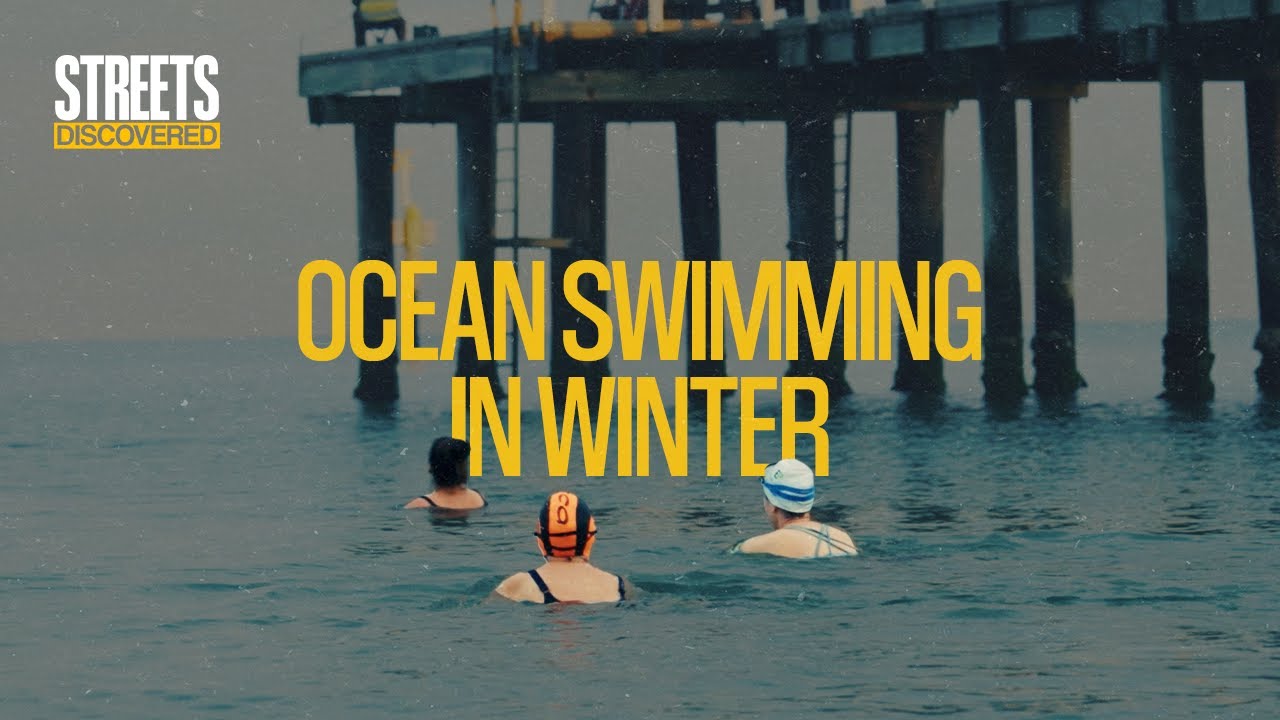 Ocean Swimming in Seaford (in Winter Morning) || Streets Discovered