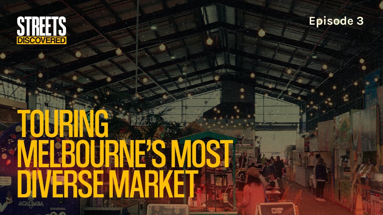 Inside Dandenong Market with chef and tour guide Tim Hollands